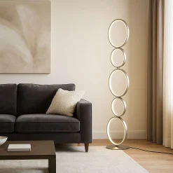 Lámpara de pie LED de aluminio