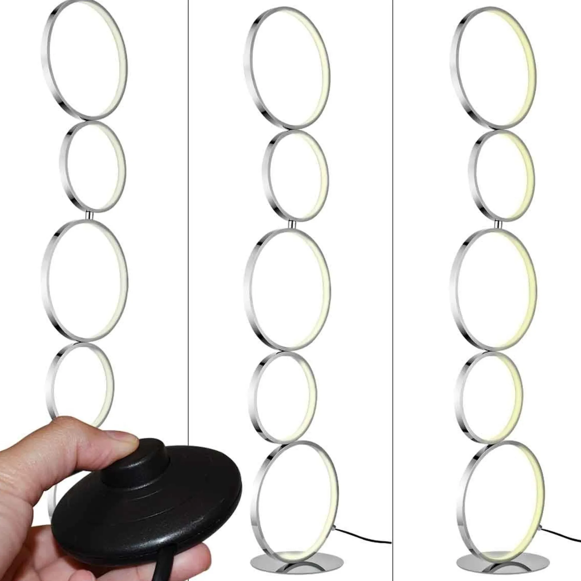 Lámpara de pie LED de aluminio "NATALIE" - 30W - Luz cálida