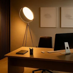 Lámpara de pie LED diseño "Eyes" - 26W - Luz cálida