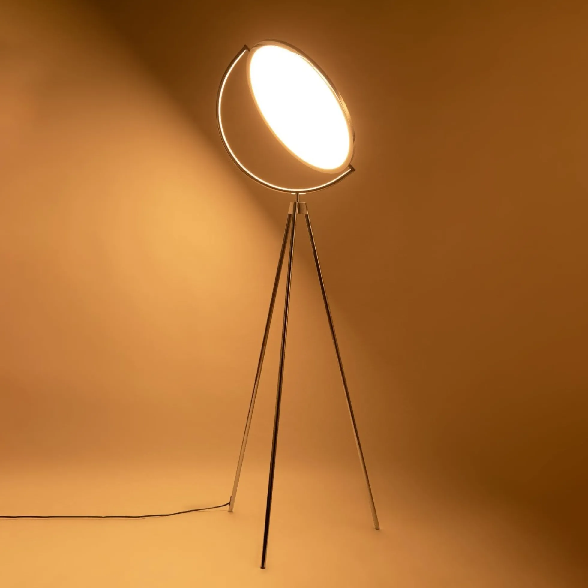 Lámpara de pie LED diseño "Eyes" - 26W - Luz cálida