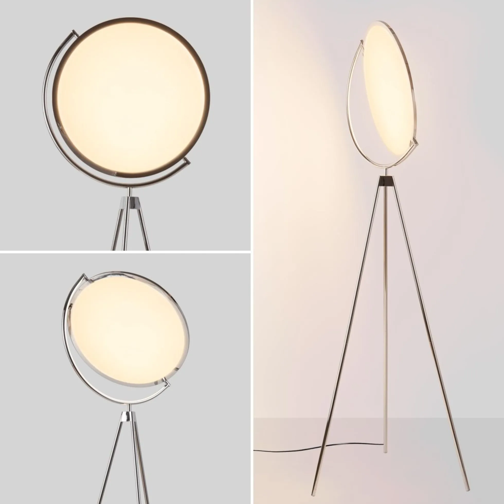Lámpara de pie LED diseño "Eyes" - 26W - Luz cálida