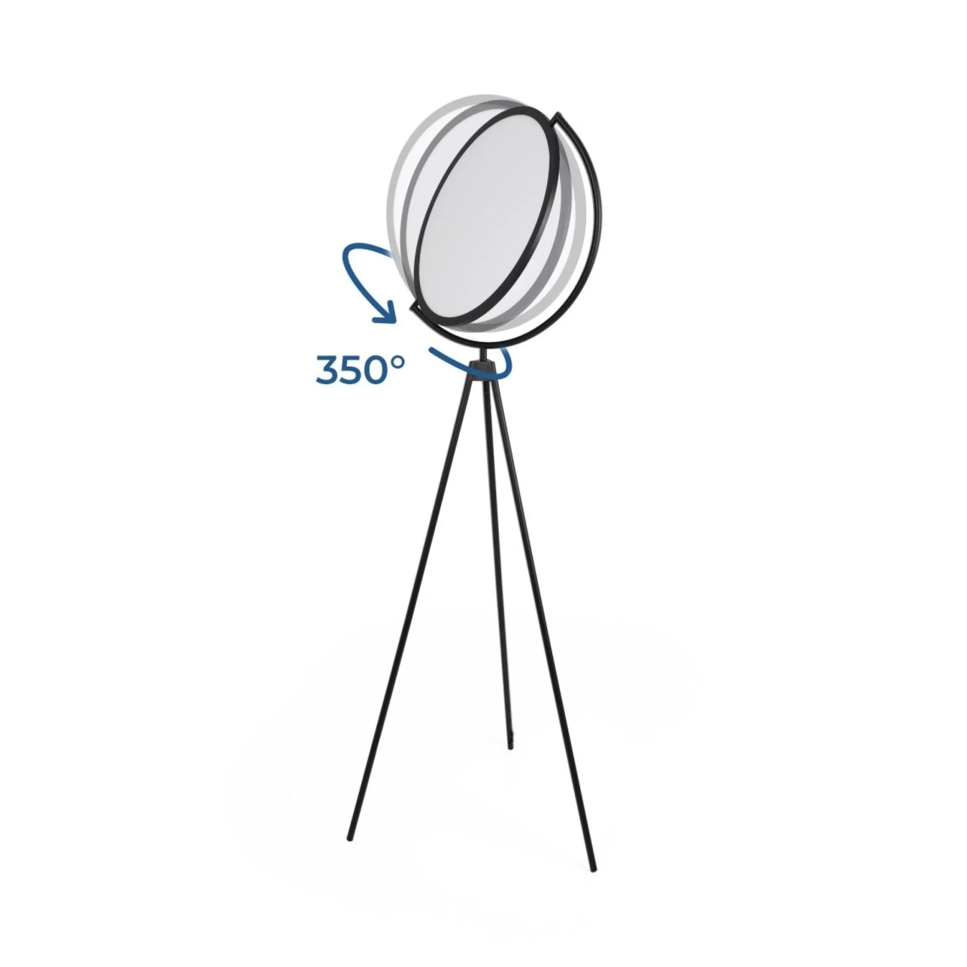 Lámpara de pie LED diseño "Eyes" - 26W - Luz cálida
