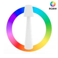 Lámpara de pie LED RGBW - XL - Recargable - 150 cm