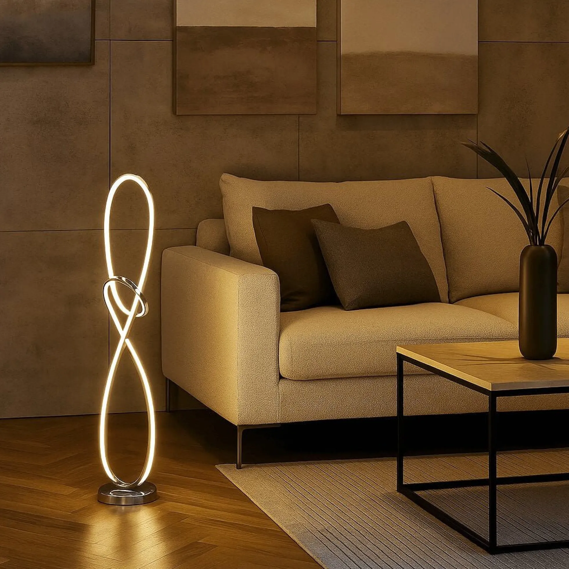 Lámpara de pie LOREN - Hollywood 25W Dimable
