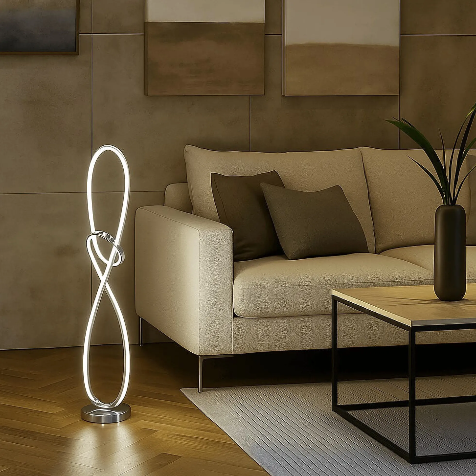 Lámpara de pie LOREN - Hollywood 25W Dimable