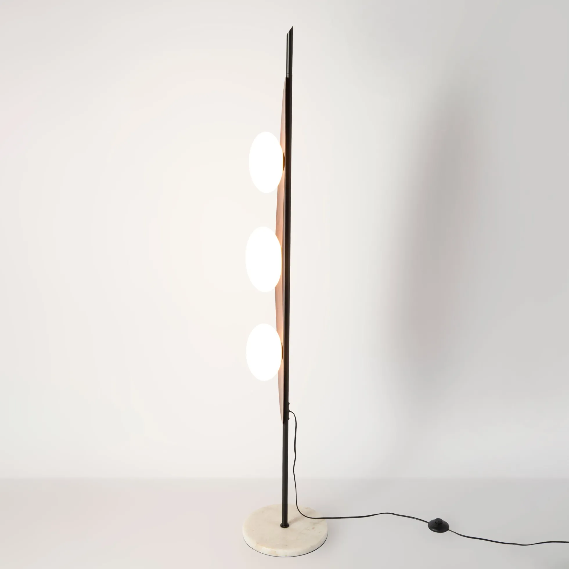 Lámpara de pie "Pacific" - Efecto madera - 3 x G9