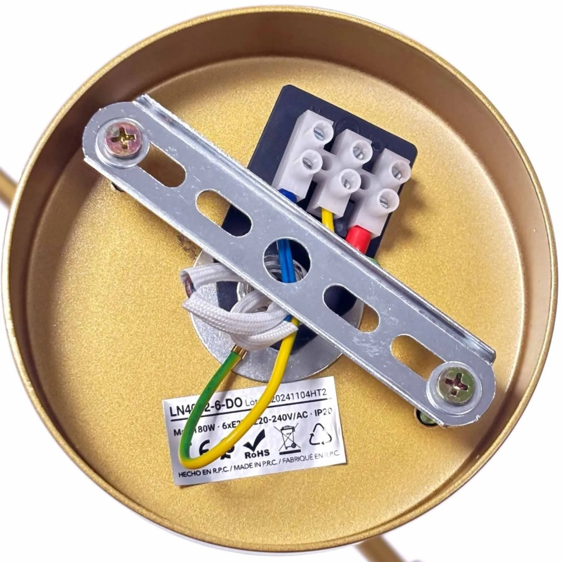 Lámpara de techo articulada "ORIÓN 6" - 6 x E27