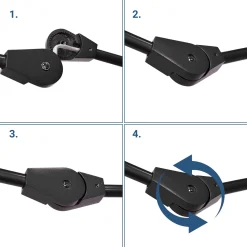 Lámpara de techo articulada