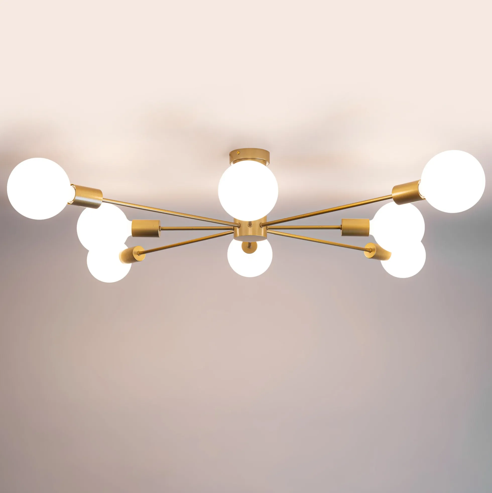 Lámpara de techo "ASTRA" - 8 luces - E27