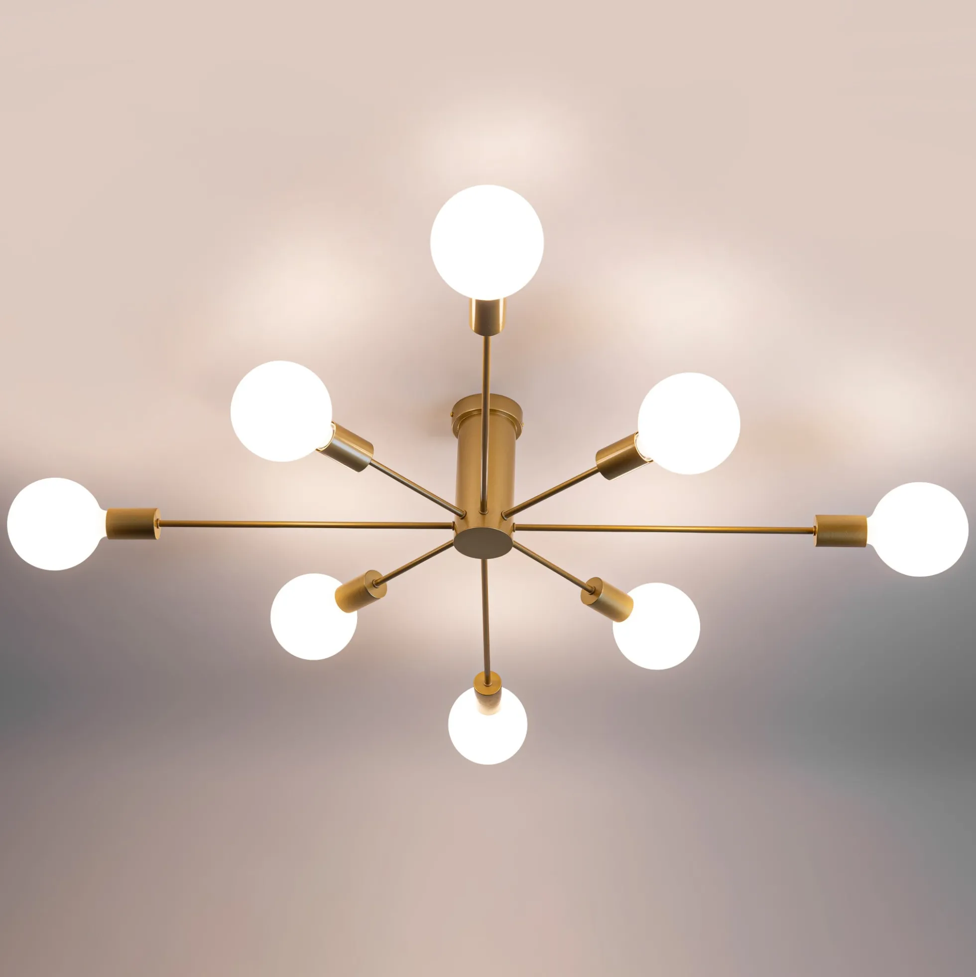 Lámpara de techo "ASTRA" - 8 luces - E27