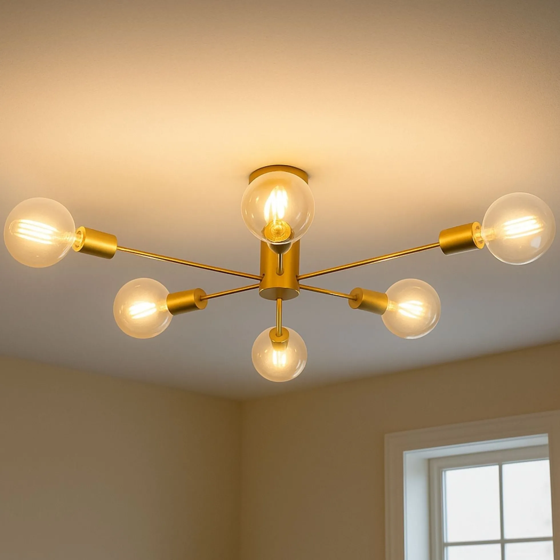 Lámpara de techo "ASTRA" - 6 luces - E27