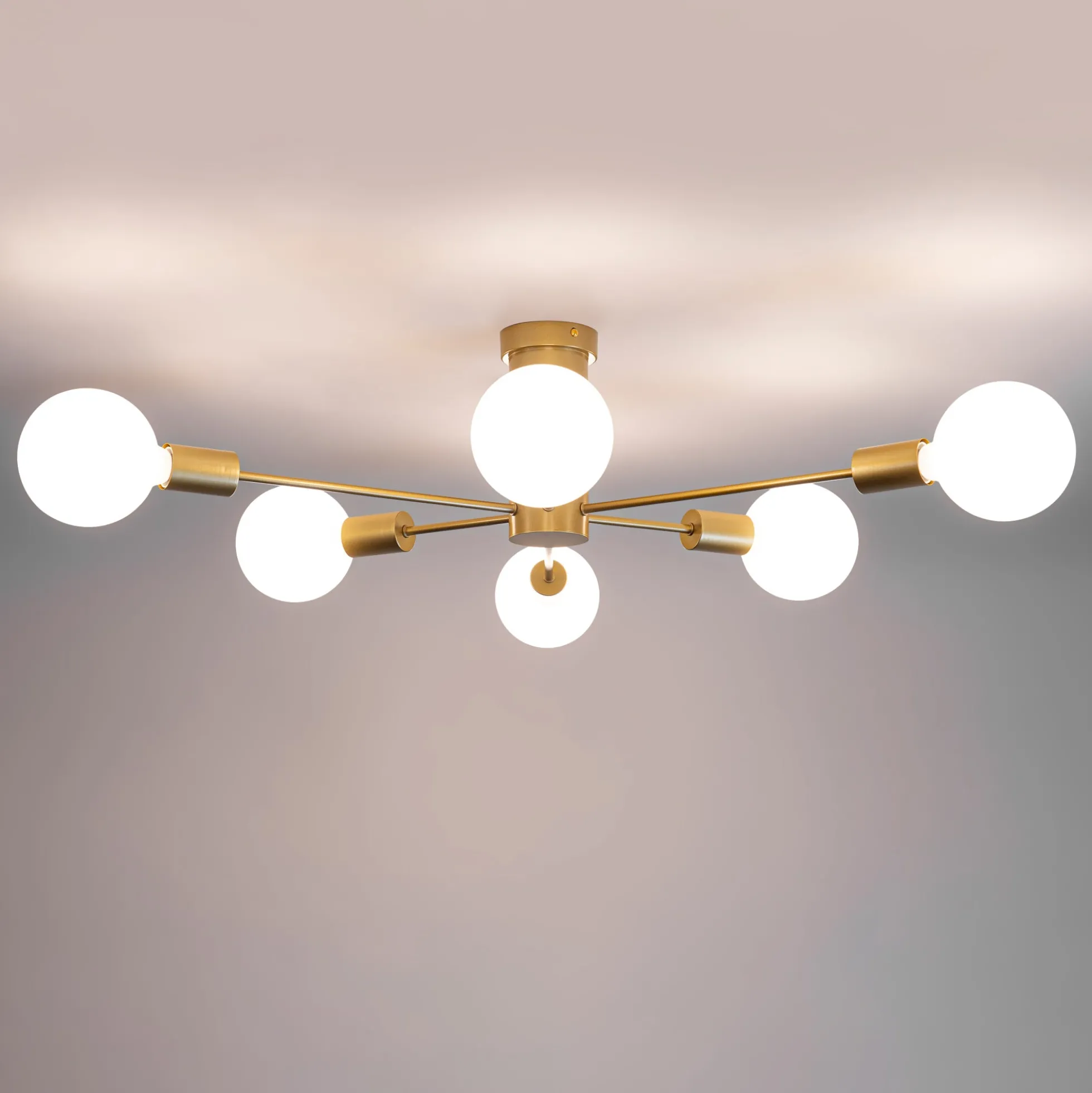 Lámpara de techo "ASTRA" - 6 luces - E27
