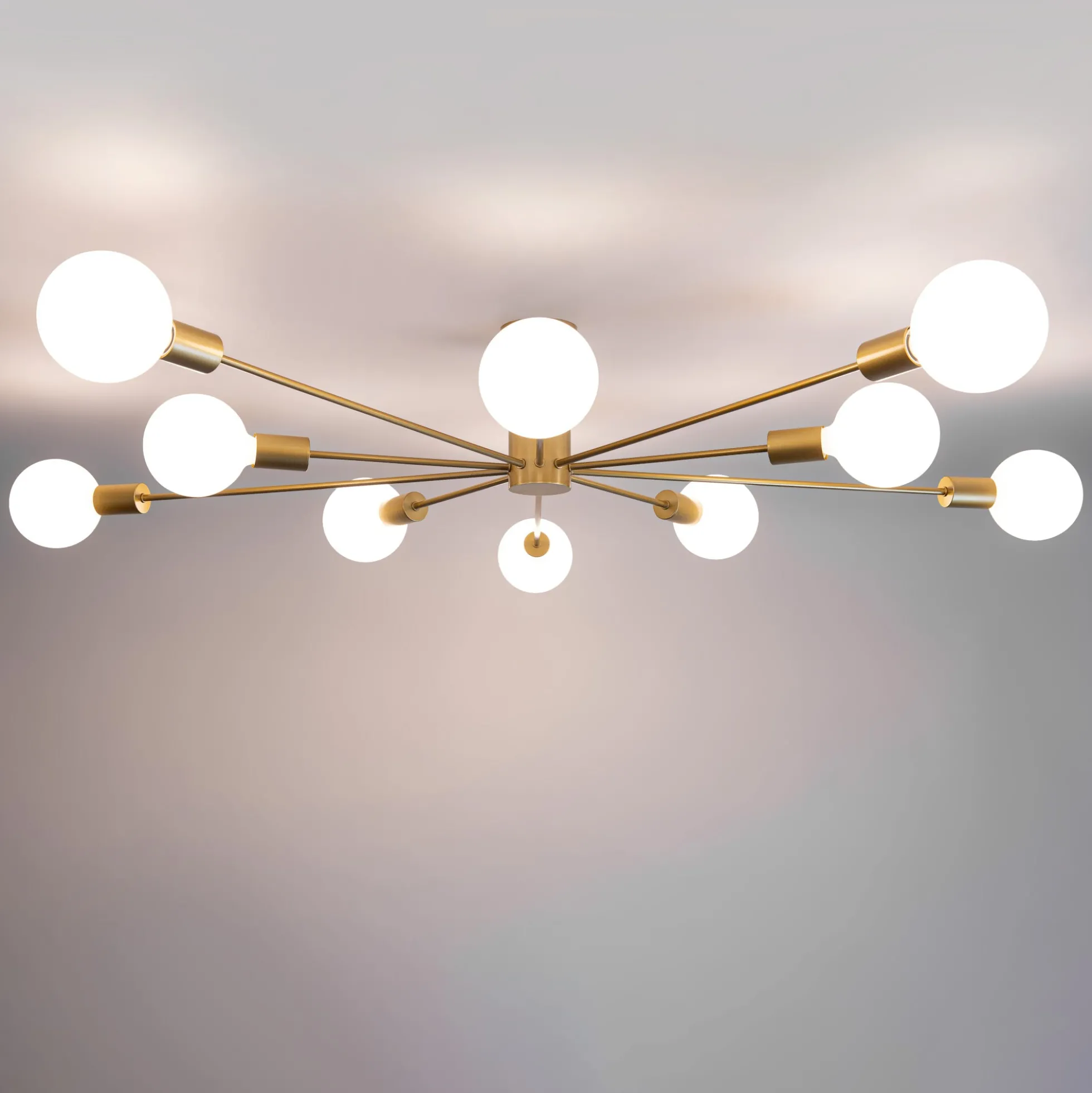 Lámpara de techo "ASTRA" - 10 luces - E27