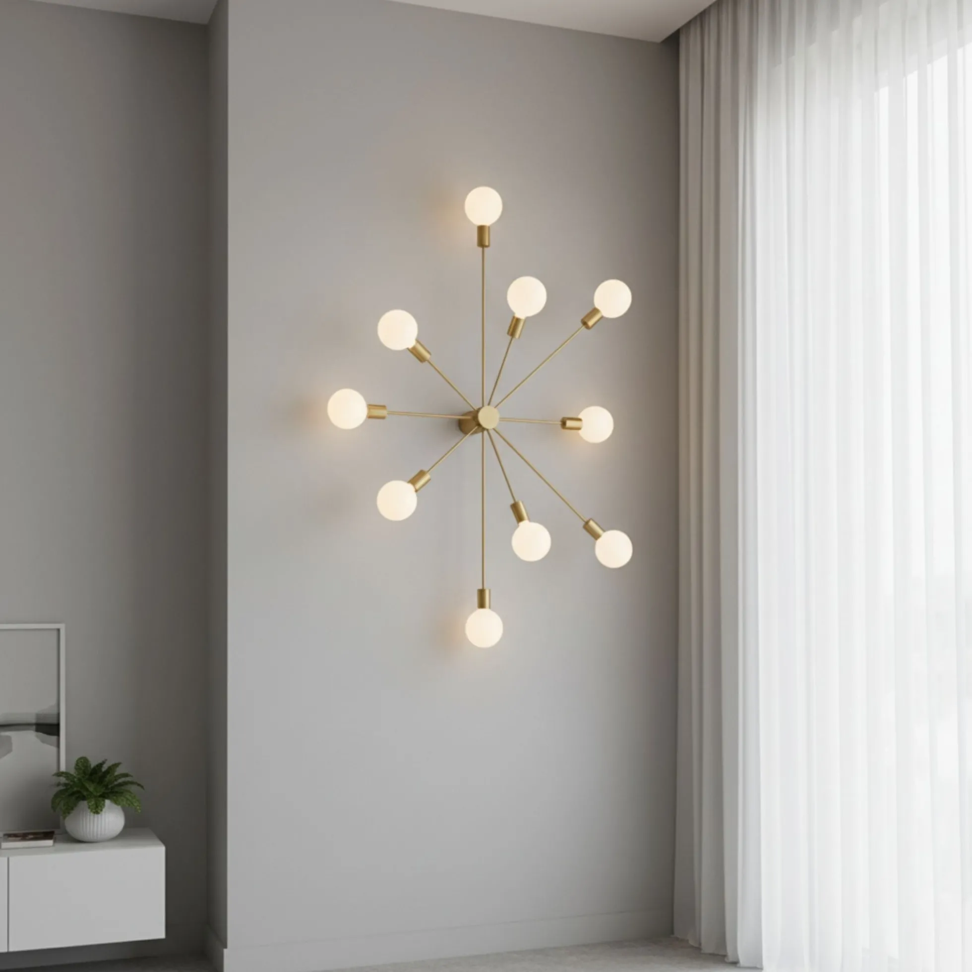 Lámpara de techo "ASTRA" - 10 luces - E27