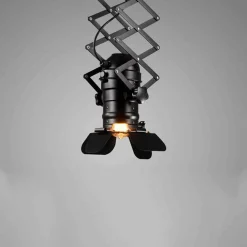 Lámpara de techo extensible y orientable 