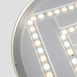 Lámpara de techo LED CCT tipo plafón - 36W - Efecto madera - Ø50cm