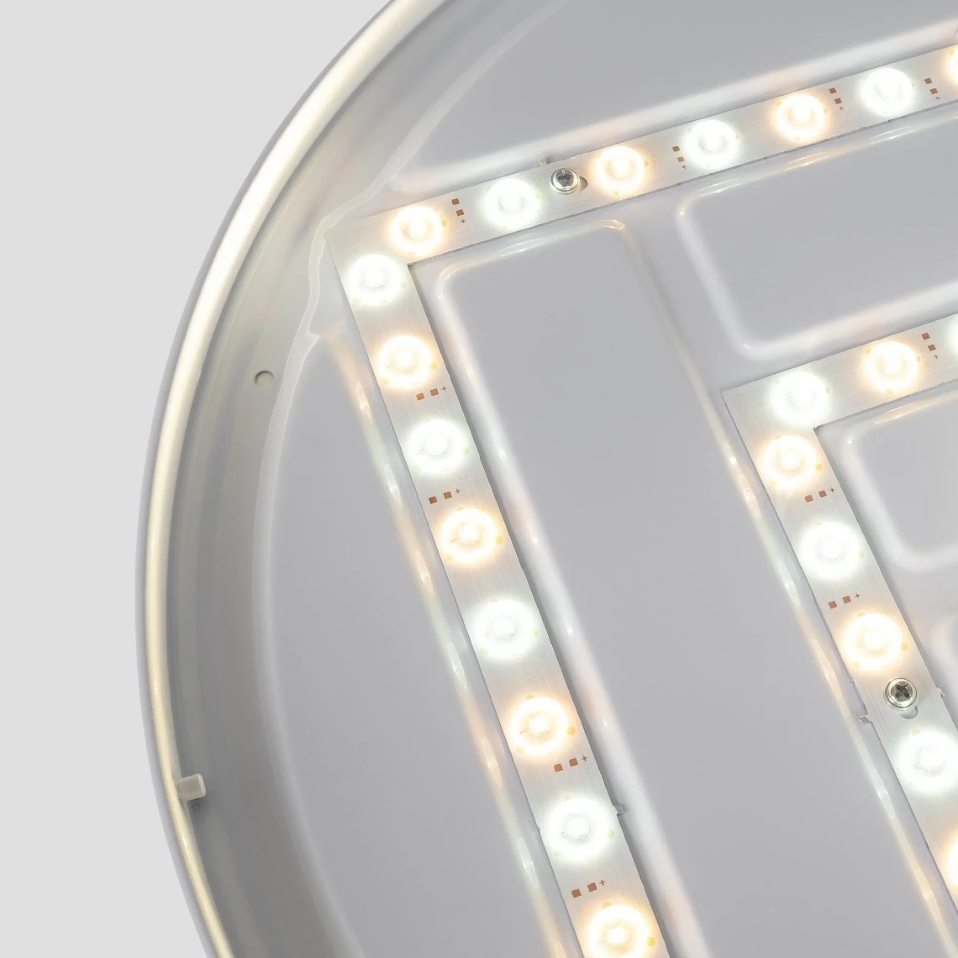 Lámpara de techo LED CCT tipo plafón - 36W - Efecto madera - Ø50cm