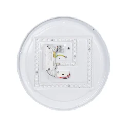 Lámpara de techo LED CCT tipo plafón - 36W - Efecto madera - Ø50cm