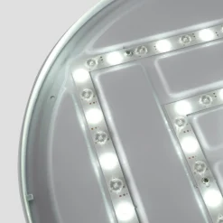 Lámpara de techo LED CCT tipo plafón - 36W - Efecto madera - Ø50cm