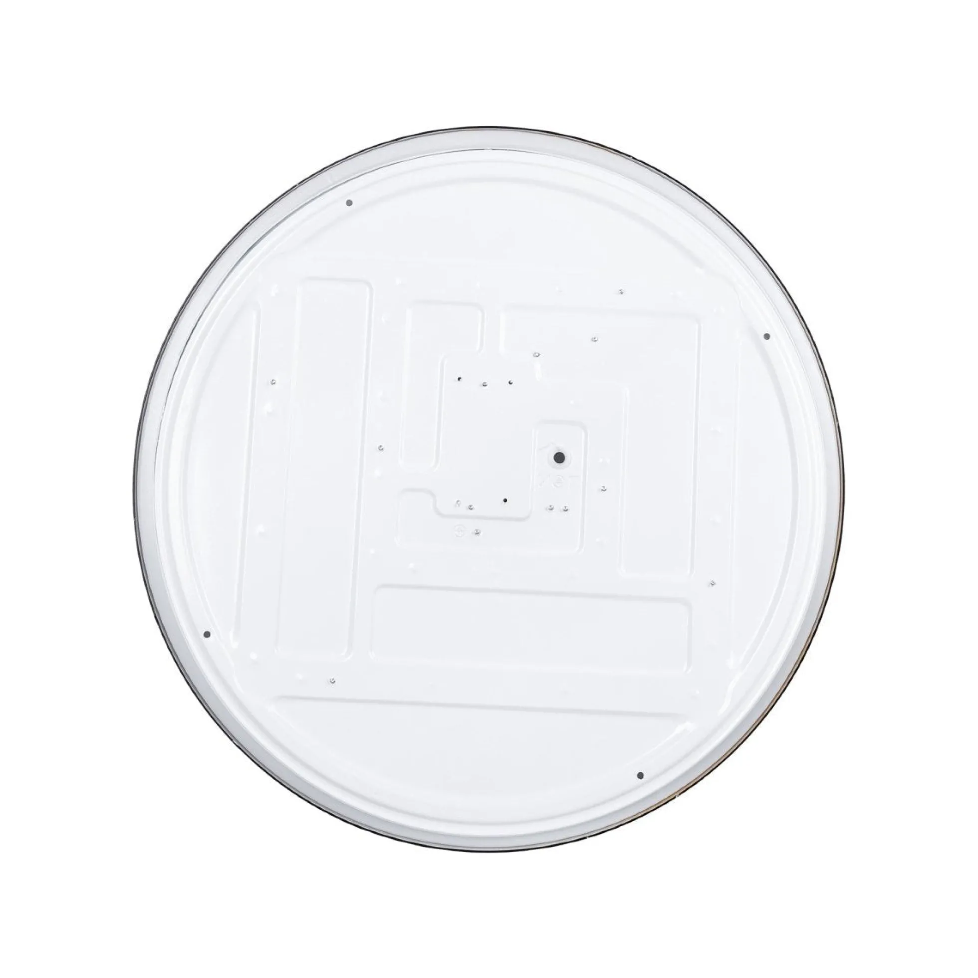 Lámpara de techo LED CCT tipo plafón - 36W - Efecto madera - Ø50cm