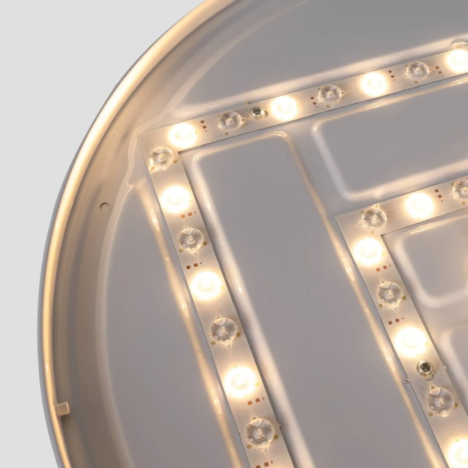 Lámpara de techo LED CCT tipo plafón - 36W - Efecto madera - Ø50cm