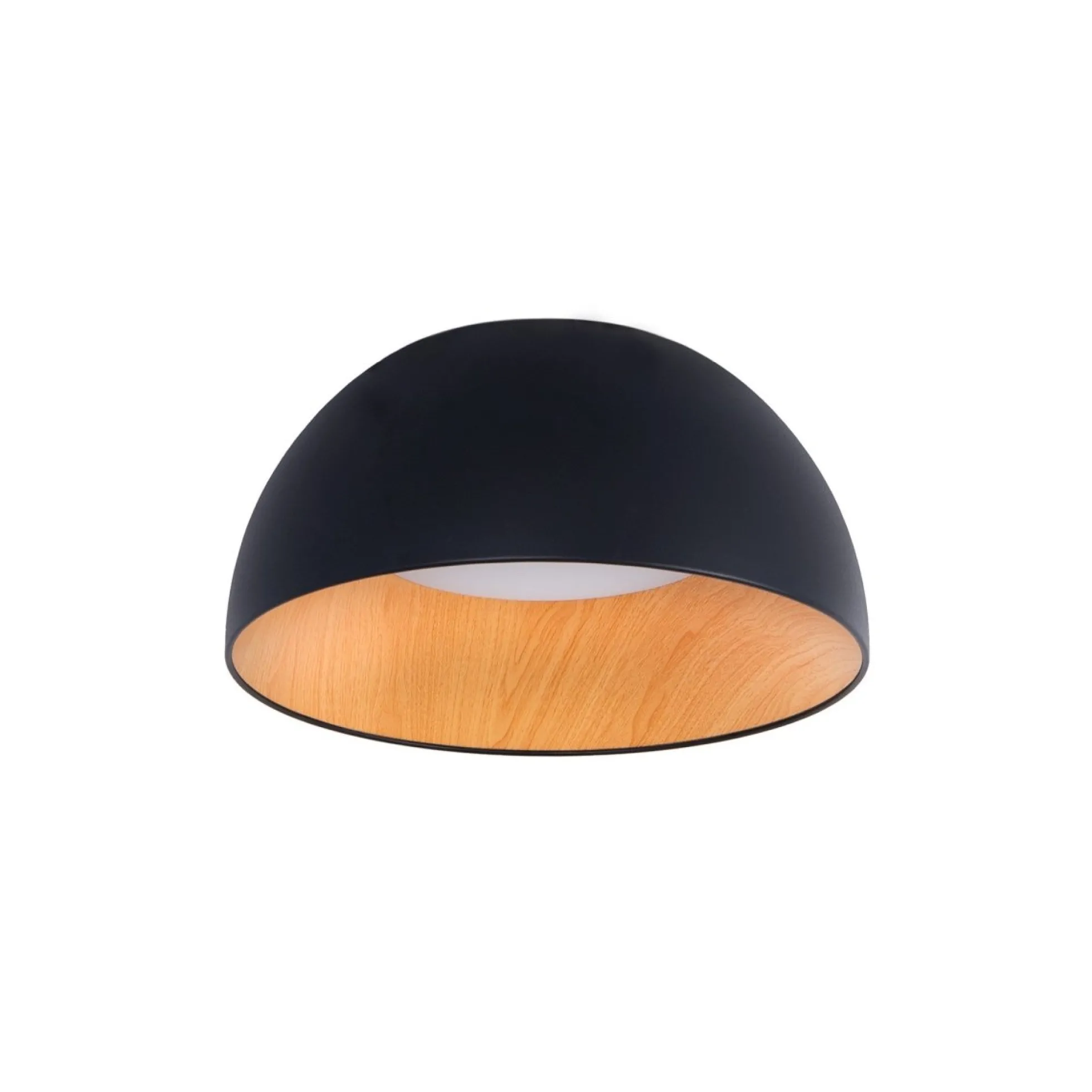 Lámpara de techo LED CCT 12W - Efecto madera - ø35cm