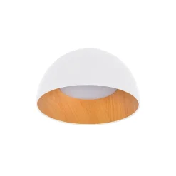 Lámpara de techo LED CCT 12W - Efecto madera - ø35cm