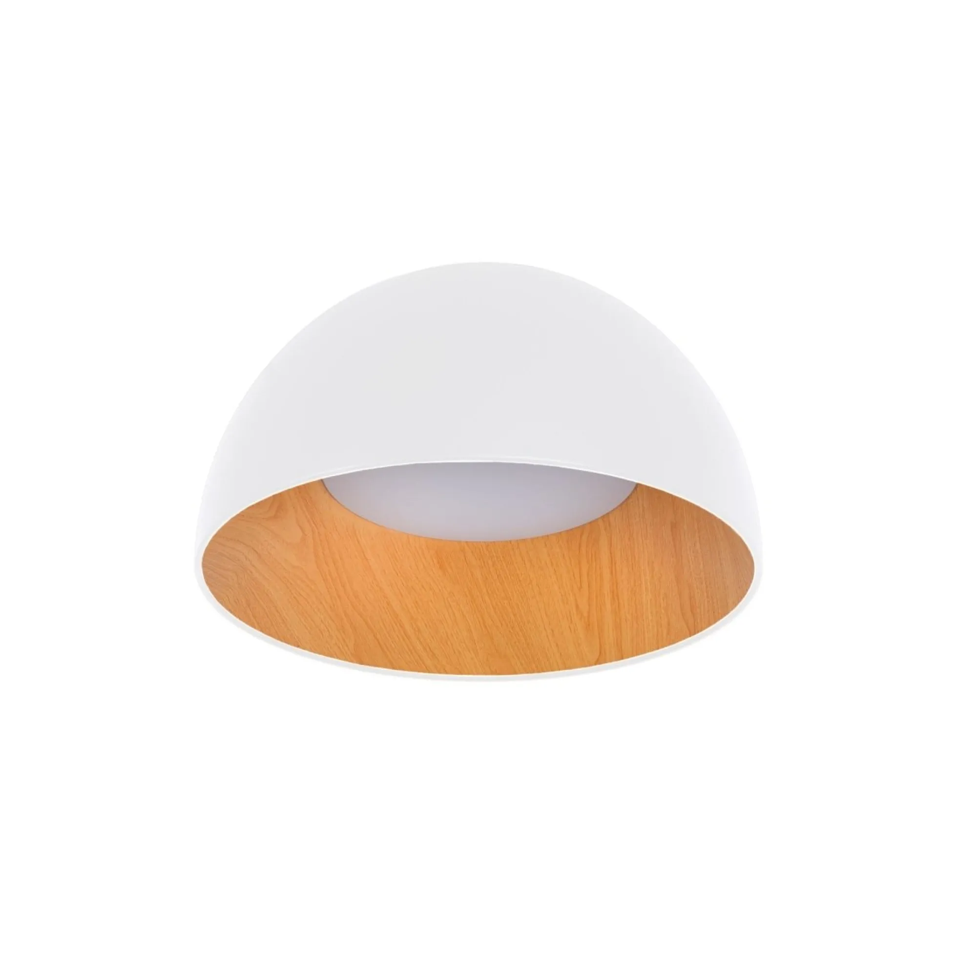 Lámpara de techo LED CCT 12W - Efecto madera - ø35cm