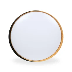 Lámpara de techo LED tipo plafón CCT 36W - Efecto madera - ø50cm - IP22