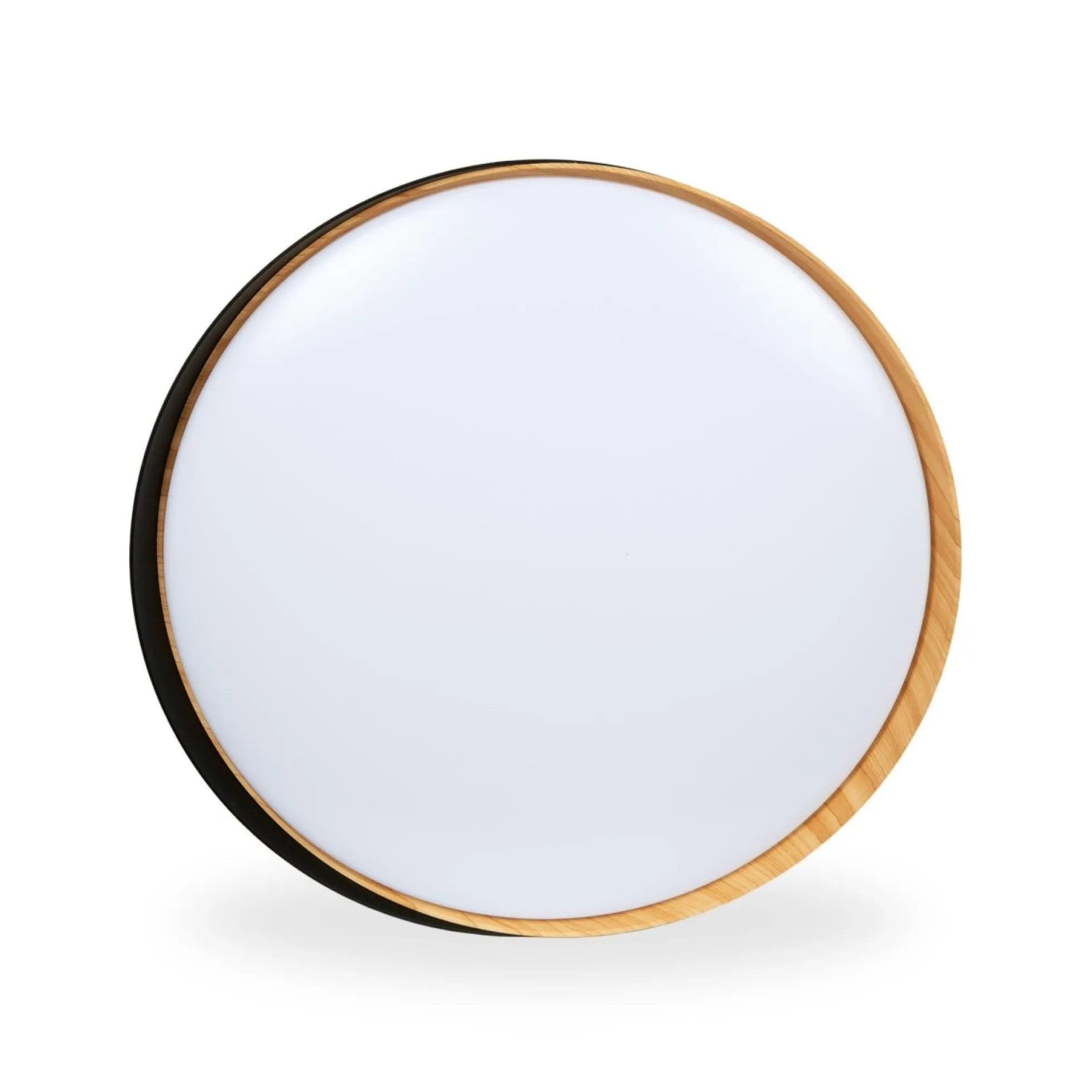 Lámpara de techo LED tipo plafón CCT 36W - Efecto madera - ø50cm - IP22
