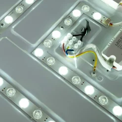 Lámpara de techo LED tipo plafón CCT 36W - Efecto madera - ø50cm - IP22