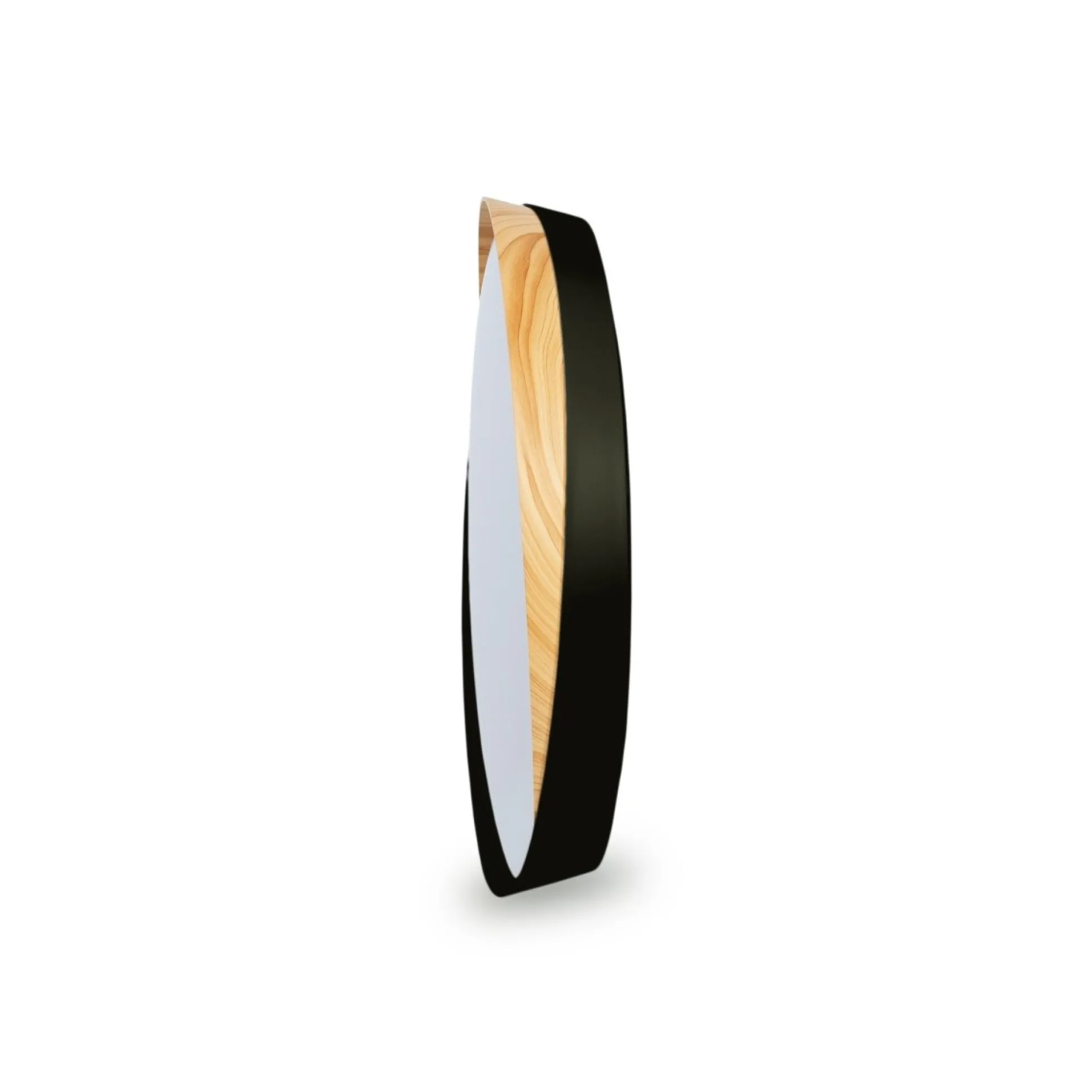 Lámpara de techo LED tipo plafón CCT 36W - Efecto madera - ø50cm - IP22