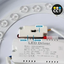 Lámpara de techo LED tipo plafón - CCT - 14W - Ø27cm
