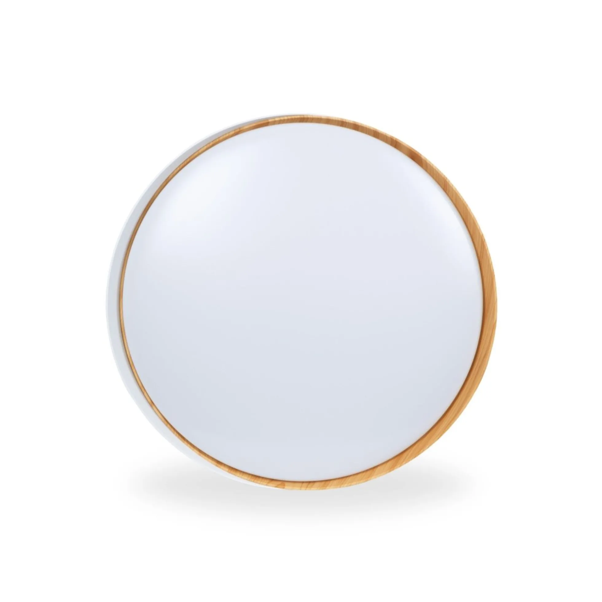 Lámpara de techo LED tipo plafón CCT 24W - Efecto madera - ø40cm - IP22