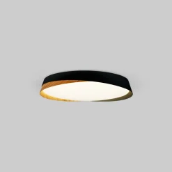 Lámpara de techo LED tipo plafón CCT 24W - Efecto madera - ø40cm - IP22