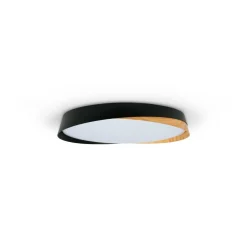 Lámpara de techo LED tipo plafón CCT 24W - Efecto madera - ø40cm - IP22