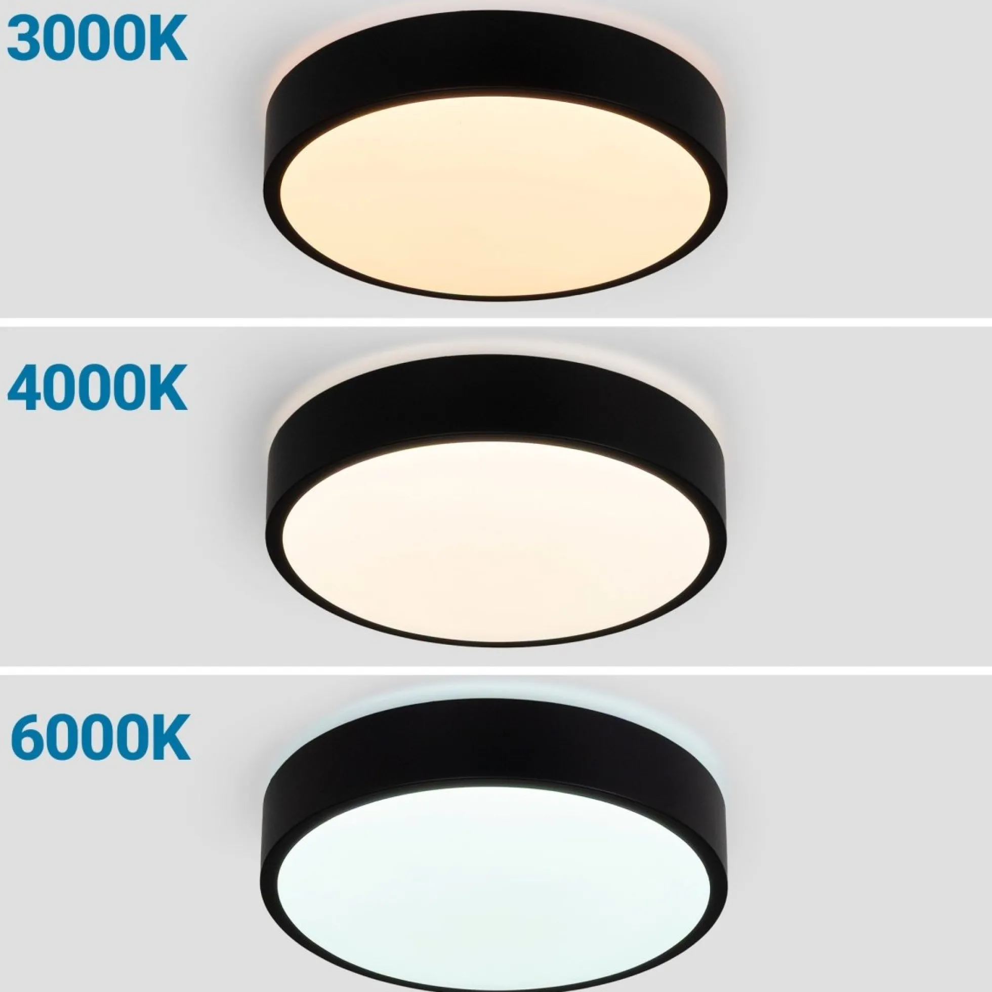 Lámpara de techo LED tipo plafón - CCT - 24W - Ø40cm