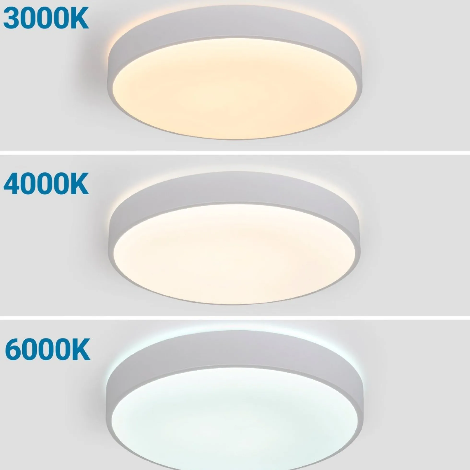 Lámpara de techo LED tipo plafón - CCT - 24W - Ø40cm