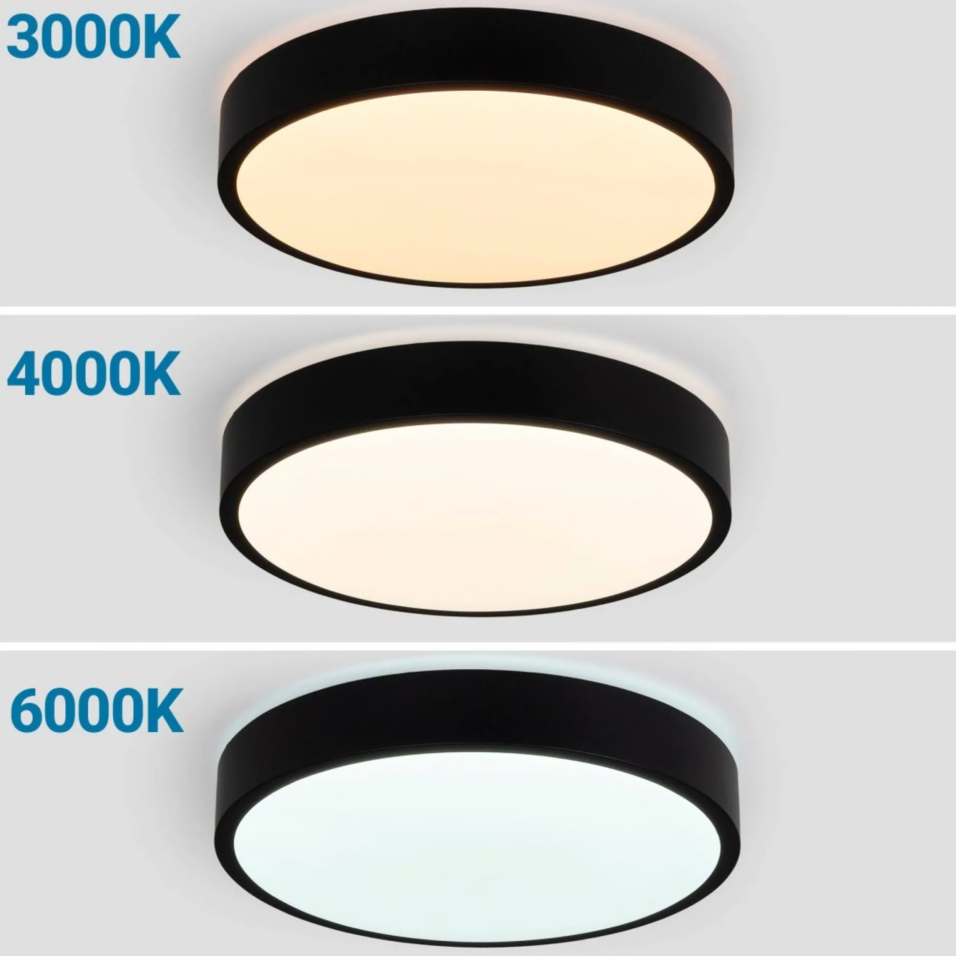 Lámpara de techo LED tipo plafón - CCT - 36W - Ø50cm