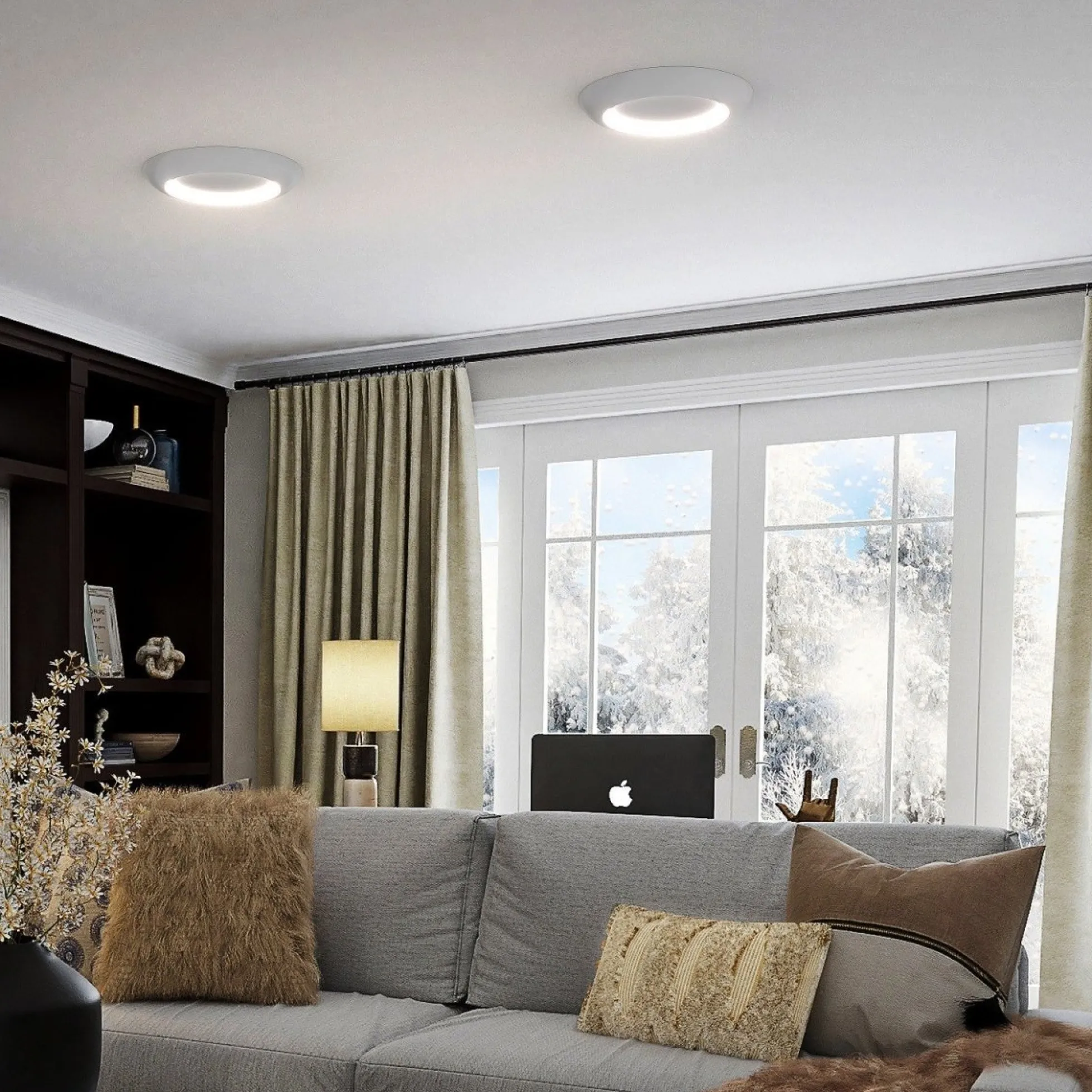 Lámpara de techo LED tipo plafón "FAX" - CCT 3000K - 4000K - 21W
