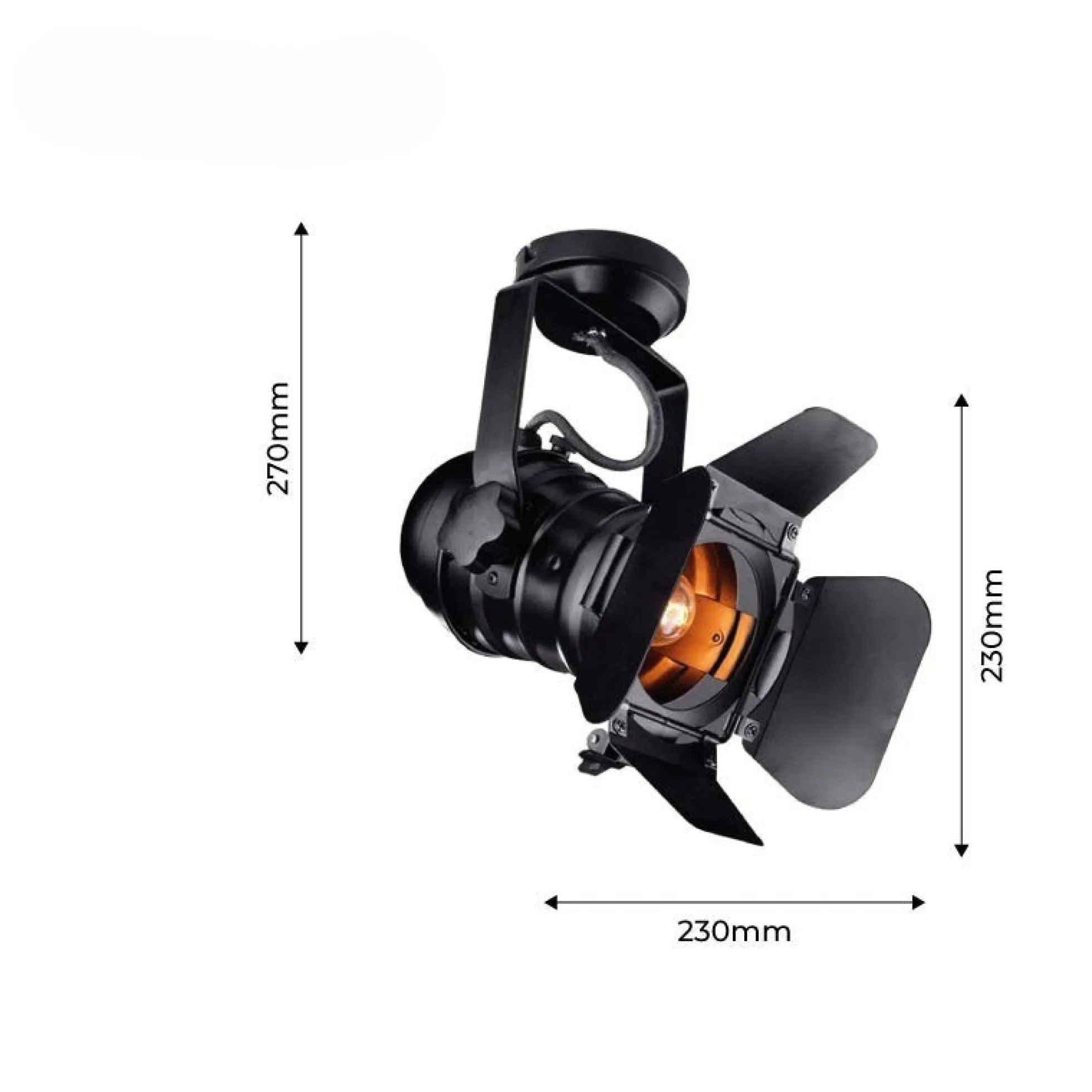 Lámpara de techo orientable "Cinema" - E27