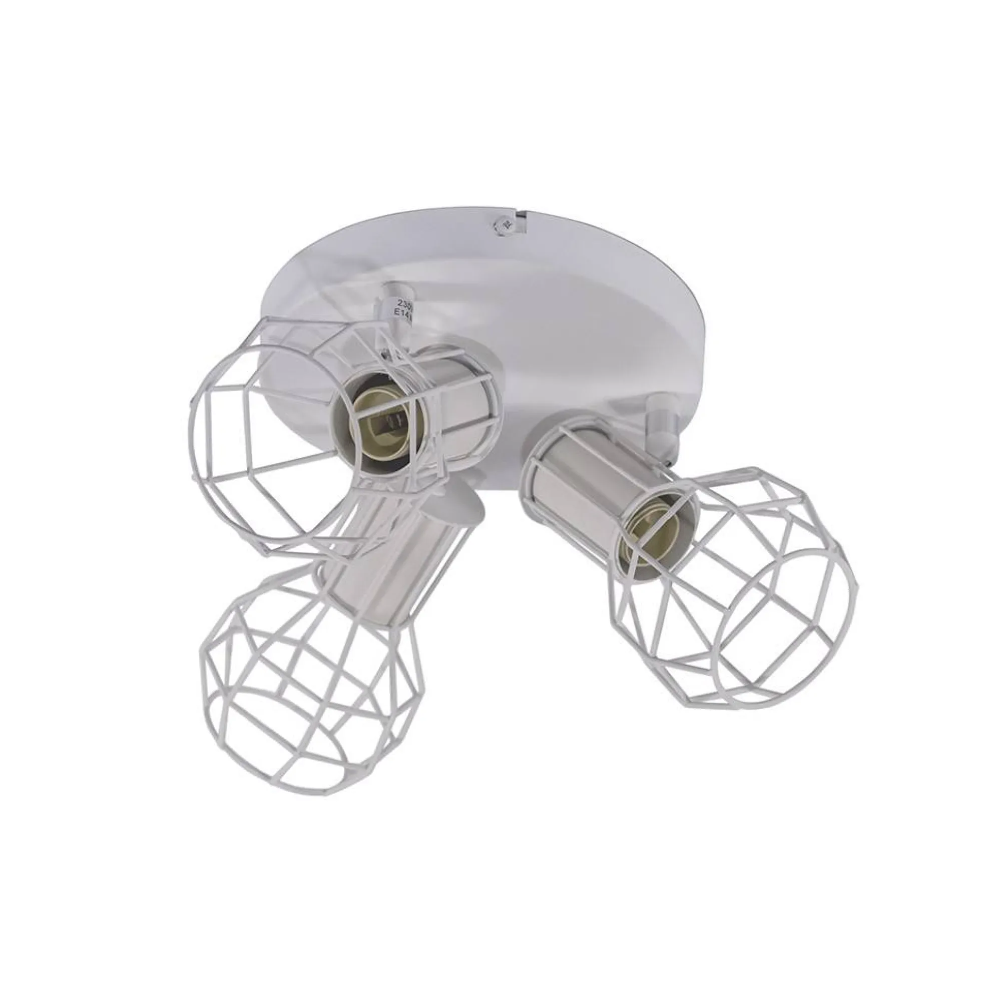 Lámpara de techo orientable jaula "AZOR-3" E14