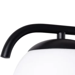 Lámpara de techo triple bolas cristal