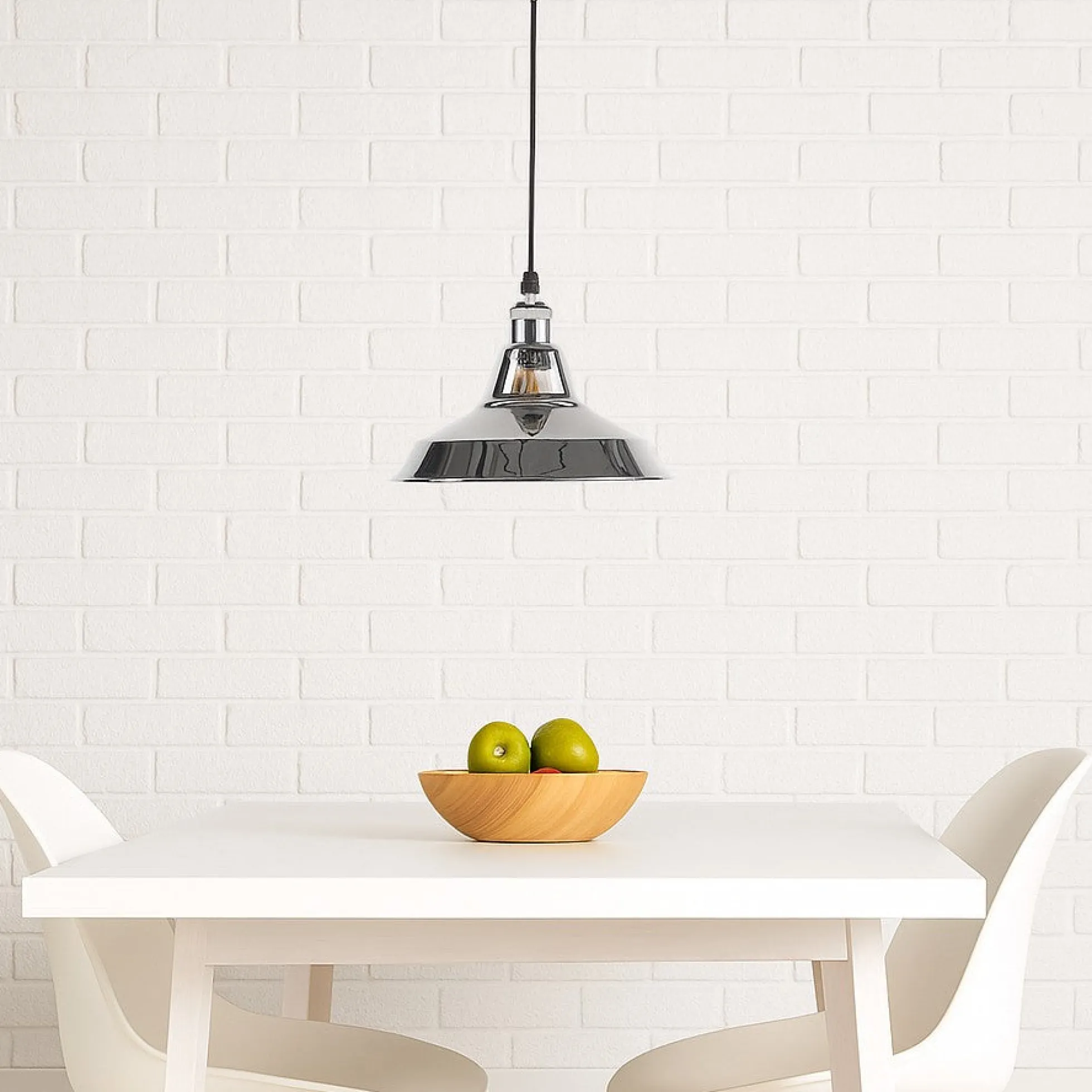 Lámpara industrial retro colgante "MANACOR" con cúpula de metal
