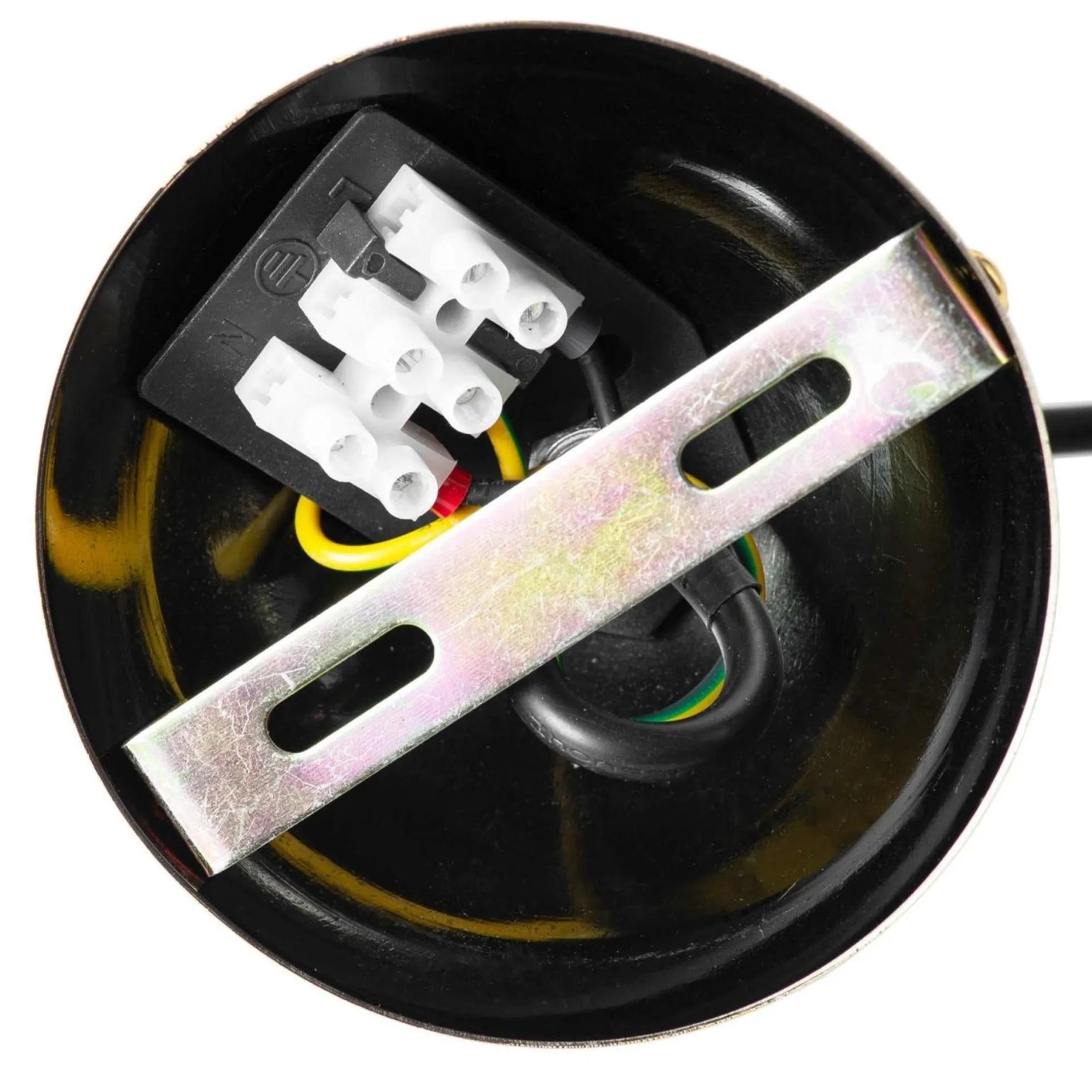 Lámpara industrial retro colgante "MANACOR" con cúpula de metal