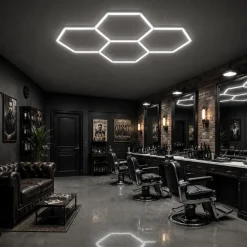 Lámpara LED hexagonal - 6500K - 4 hexágonos - 440cm
