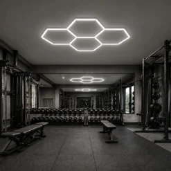 Lámpara LED hexagonal - 6500K - 4 hexágonos - 440cm