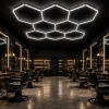 Lámpara LED hexagonal - 6500K - 8 hexágonos - 440cm