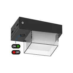 Lámpara LED solar con sensor de microondas - 3000K - IP65 - 360lm