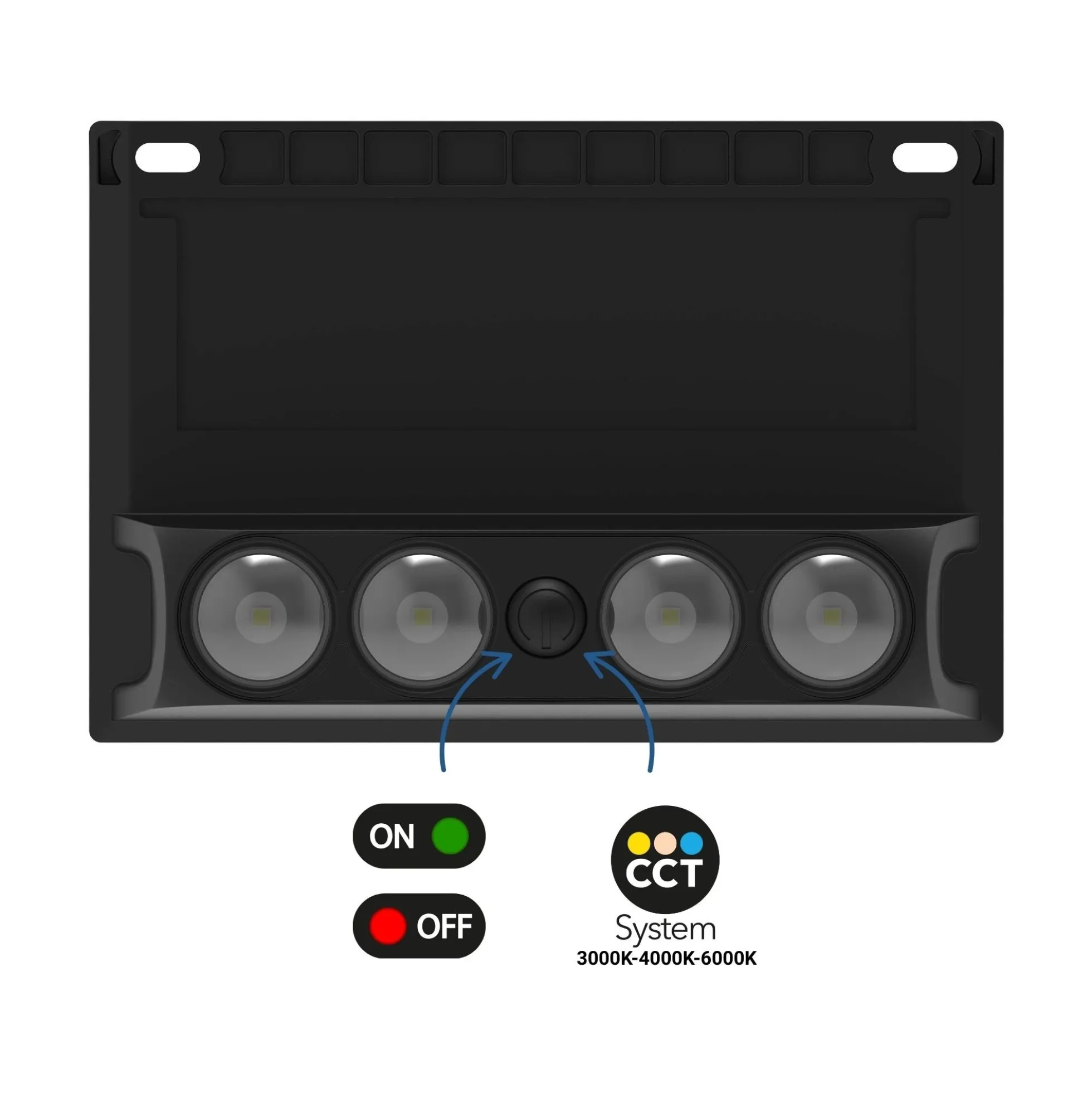 Lámpara LED solar de exterior - CCT - 4 LED - 120lm